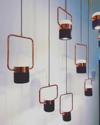 Adjustable Glass Pendant Light
