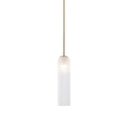 Long Tube Glass Pendant Light