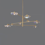 Lotus Leaves Glass Chandelier