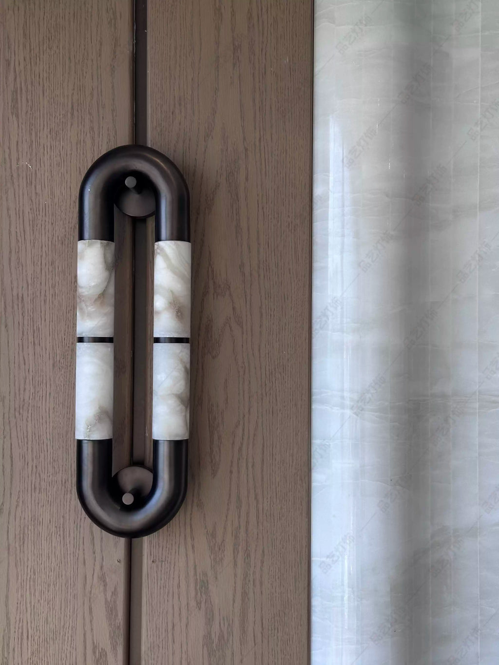 Luma Arc Twin Alabaster Sconce