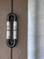 Luma Arc Twin Alabaster Sconce