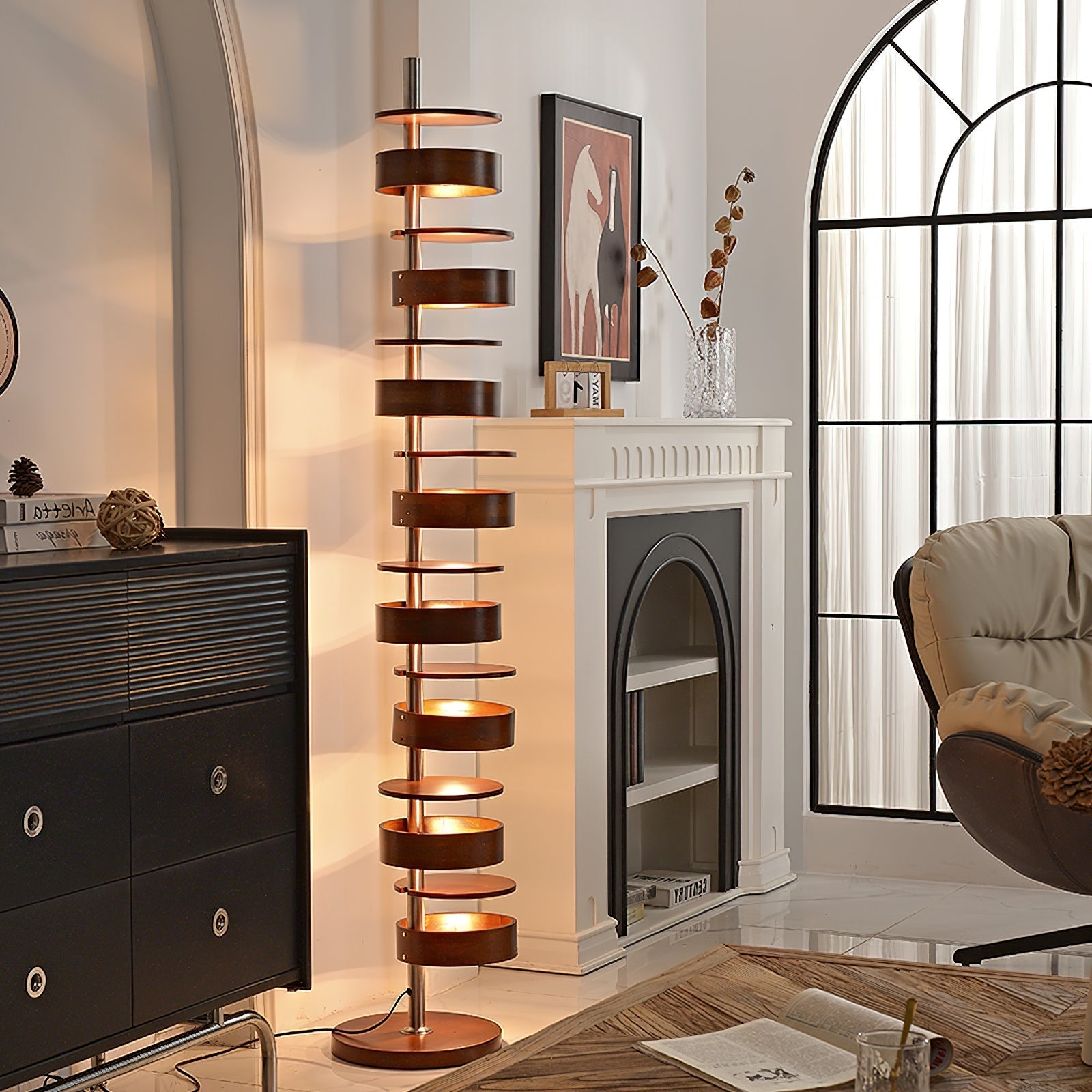 Luminis Wooden Floor Lamp