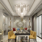 Luminous Cascade Chain Ceiling Light