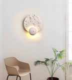 Luna Travertine Sconce