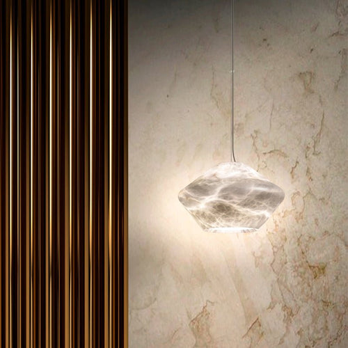 Alabaster Veil Pendant Light