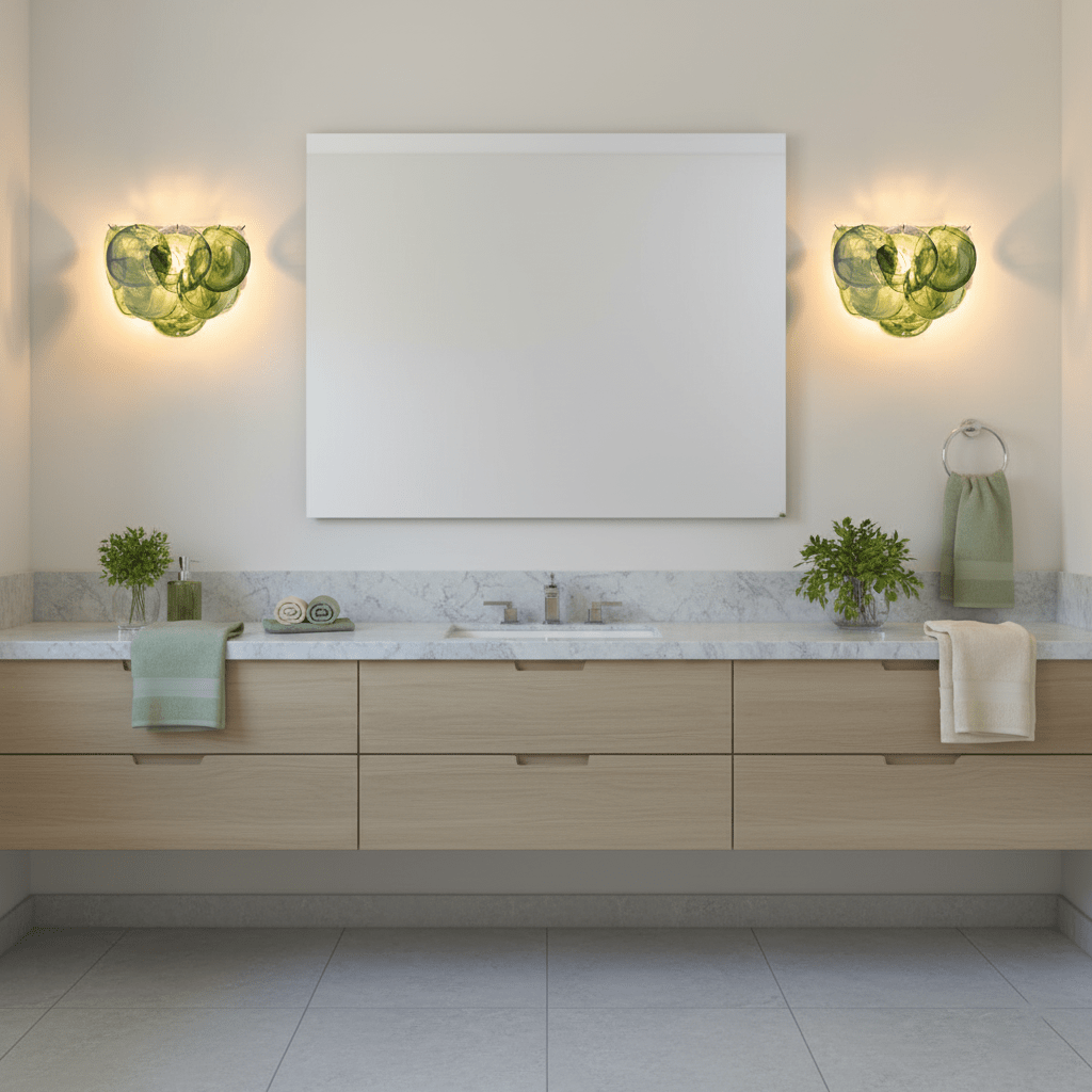 Lunaria Disc Murano Wall Lamp