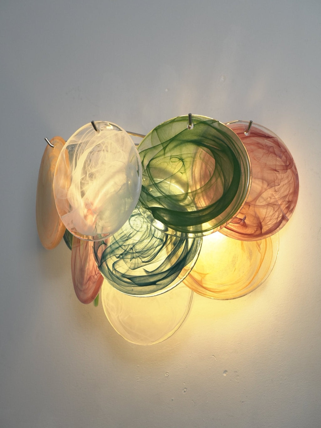 Lunaria Disc Murano Wall Lamp