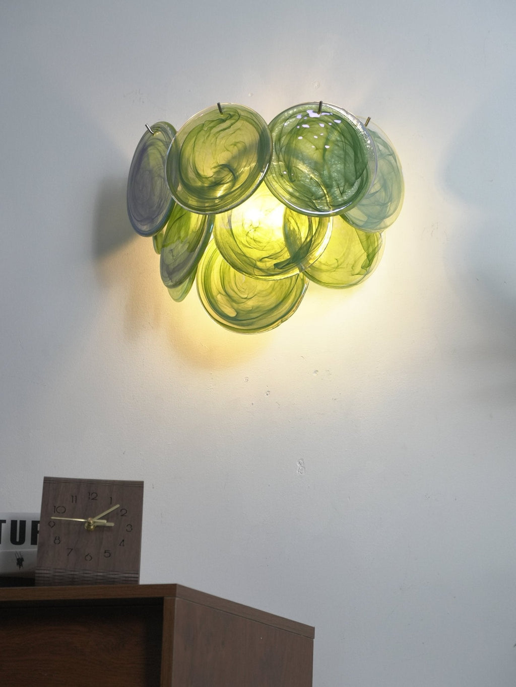 Lunaria Disc Murano Wall Lamp