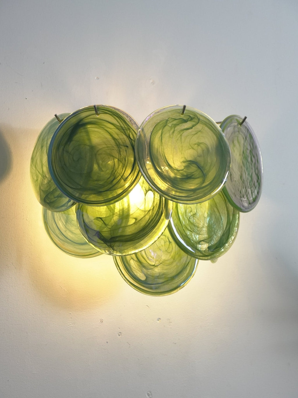 Lunaria Disc Murano Wall Lamp