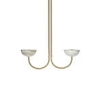 Lunaris Duo Alabaster Pendant Lamp