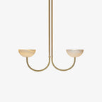 Lunaris Duo Alabaster Pendant Lamp