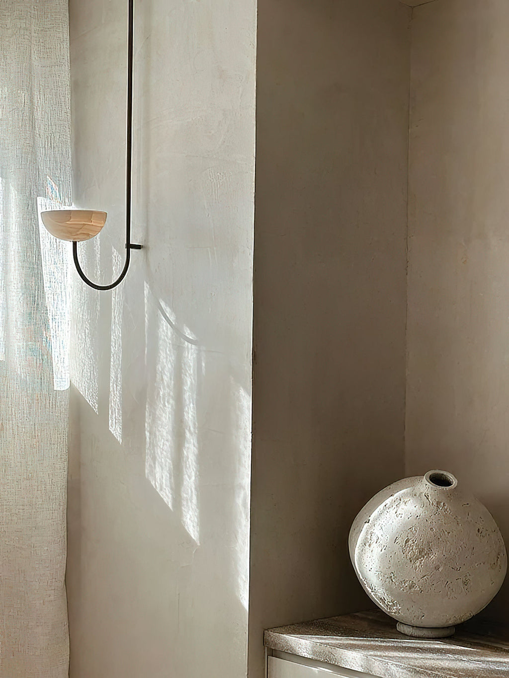 Lunaris Duo Alabaster Pendant Lamp