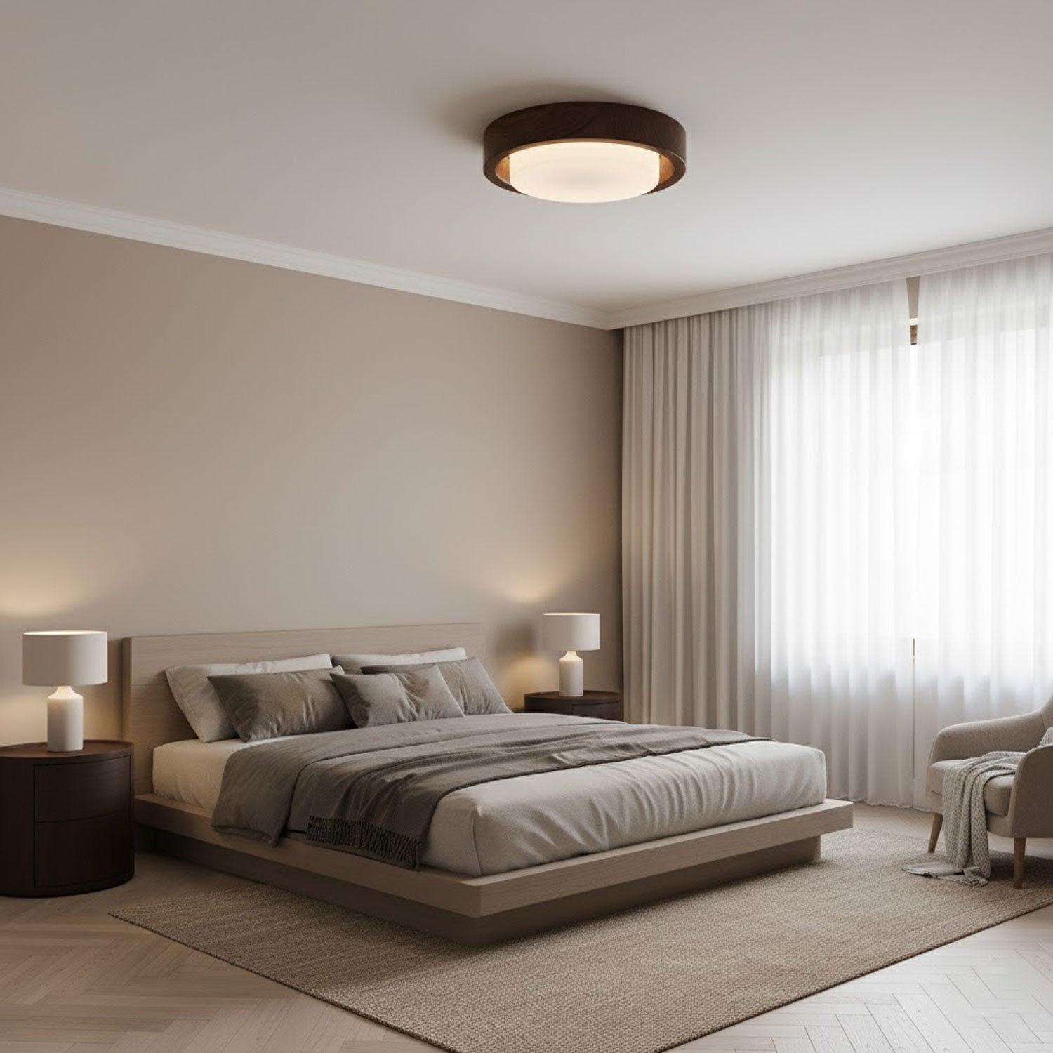 Lunor Ring Ceiling Light