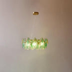 Maple Leaf Glass Ceiling fixture Chandelier