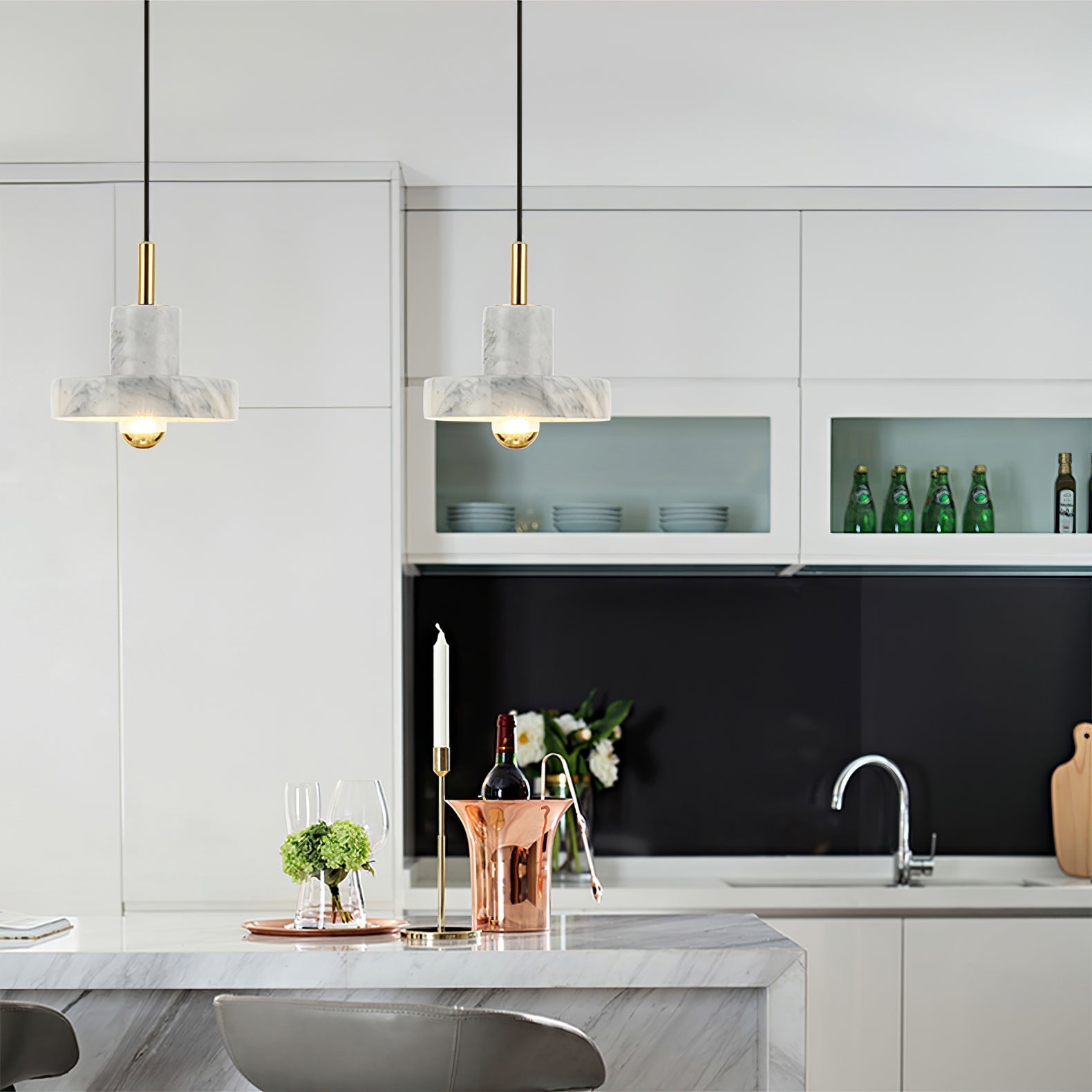 Marble Aura Drop light Pendant Lamp