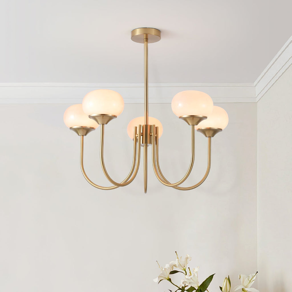 Marshmallow Crown Chandelier