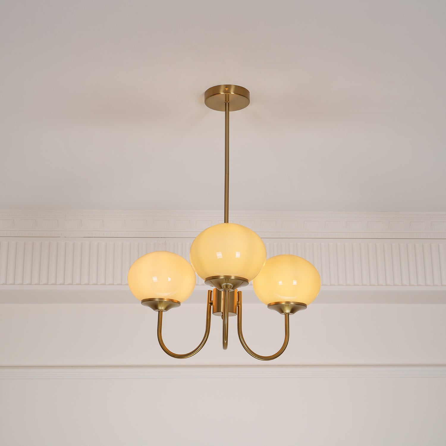 Marshmallow Crown Chandelier