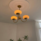 Marshmallow Crown Chandelier