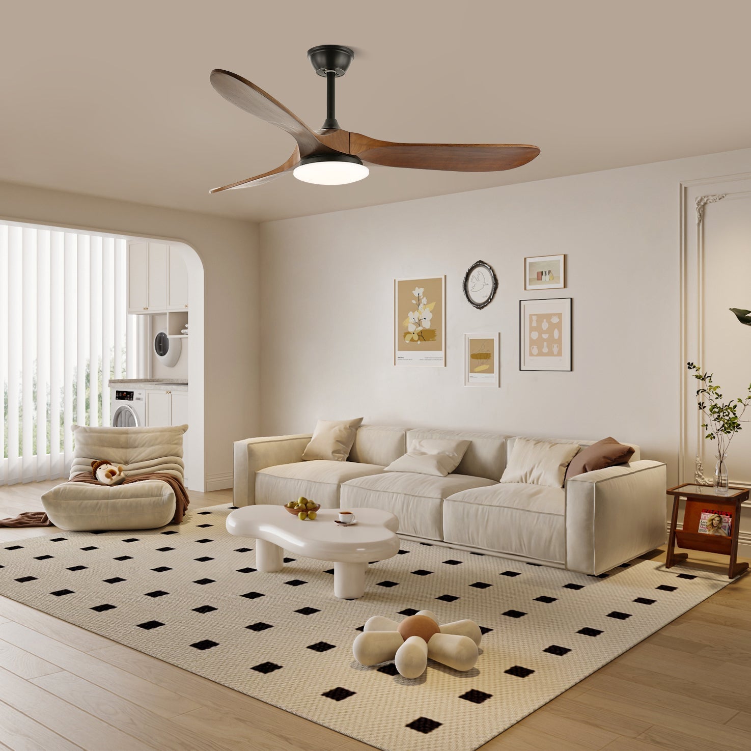 Virelo 42"/52" Ceiling Fan Light