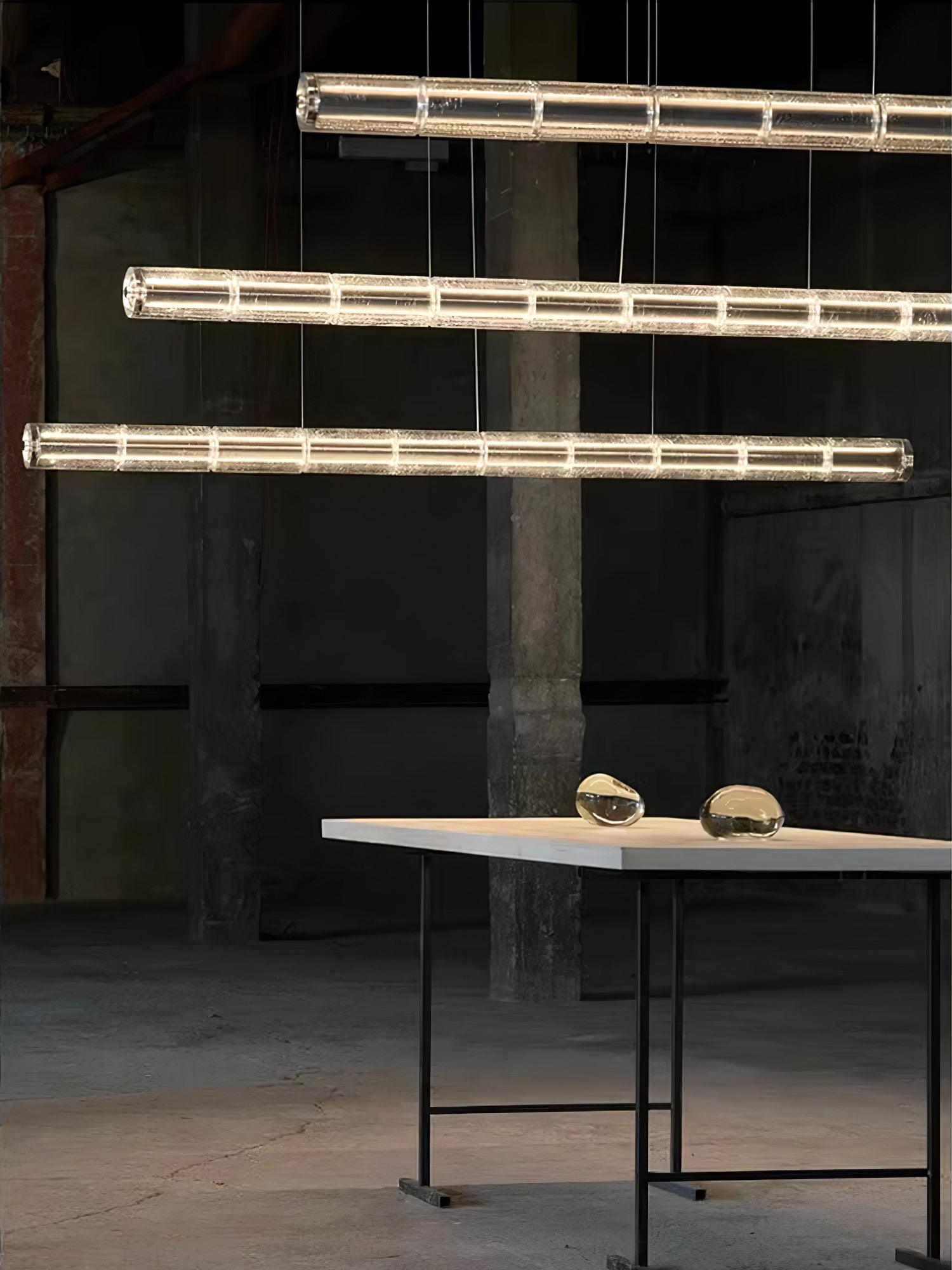 Mcdade Segmented Glass Ceiling fixture Chandelier