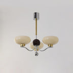 Medieval Glass Bowl Candelabrum Chandelier