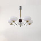 Medieval Glass Bowl Candelabrum Chandelier