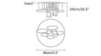 Mercury Flush mount light Ceiling Lamp