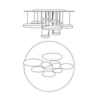 Mercury Pendant light Chandelier