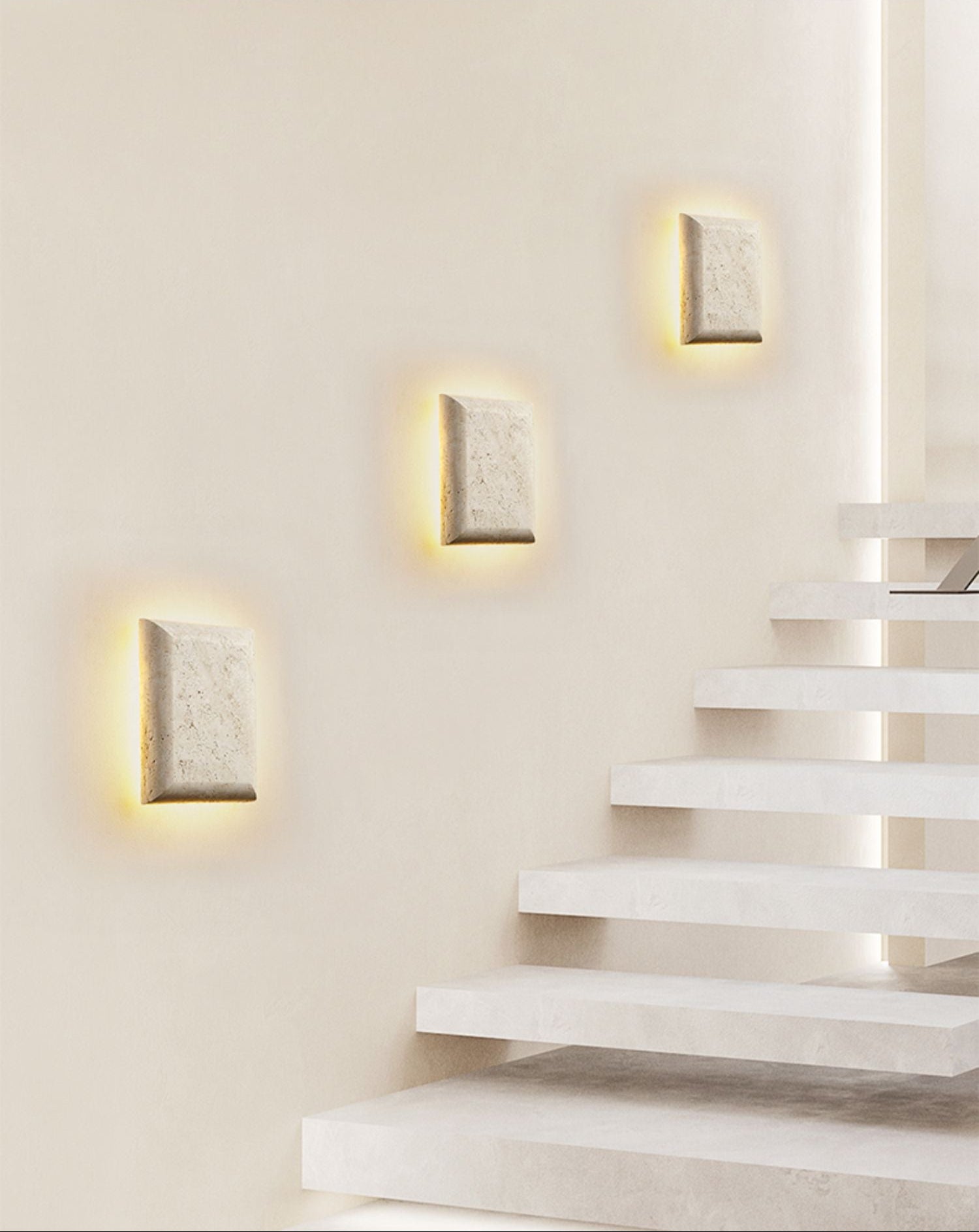 Mesa Glow Travertine Sconce
