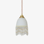 Mesh Tassel Glass Houselight Pendant Light