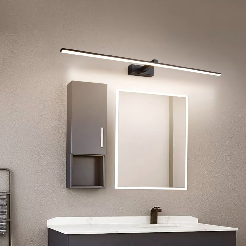 Metal Linear Mirror Sconce Wall Light
