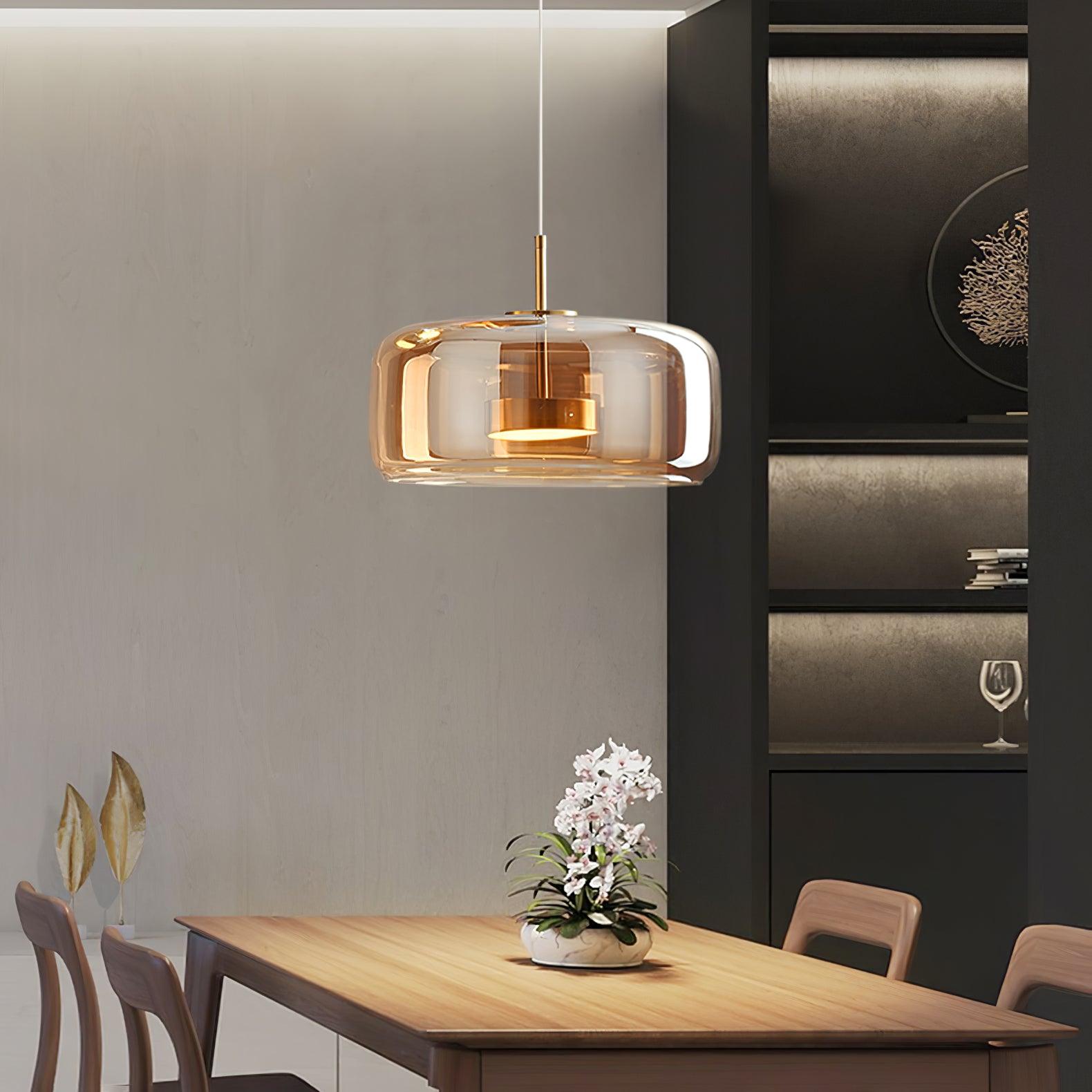 Metro Sphere Glass Hanging light Pendant Lamp
