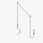 Scandiluxe Brass Drop light Pendant Swag Light