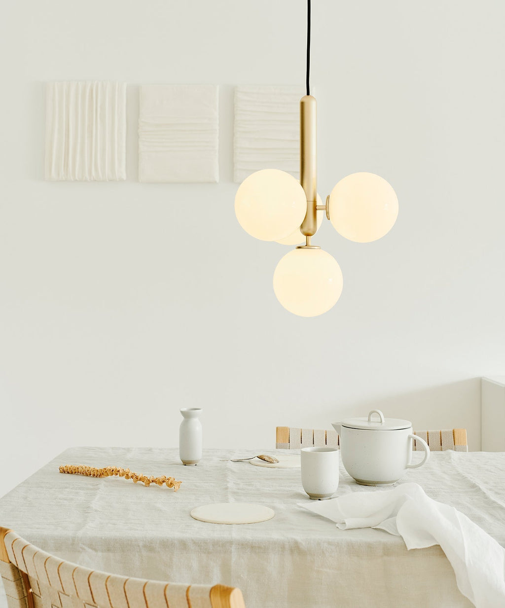 Scandiluxe Brass Drop light Pendant Swag Light
