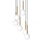 Miira Brass Hanging light Pendant Light