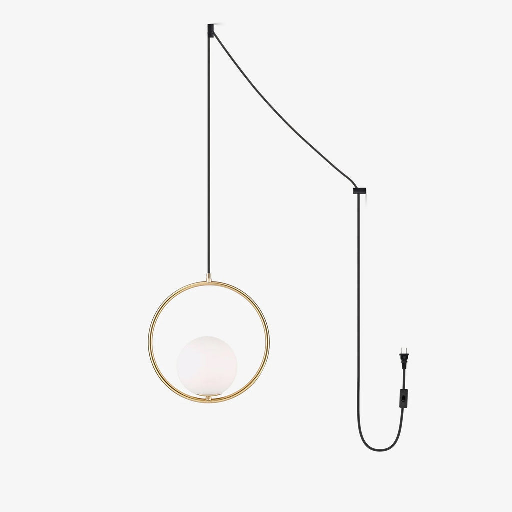 Mila Brass Ceiling light fitting Pendant Swag Light