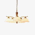Milky Flower Gasolier Chandelier