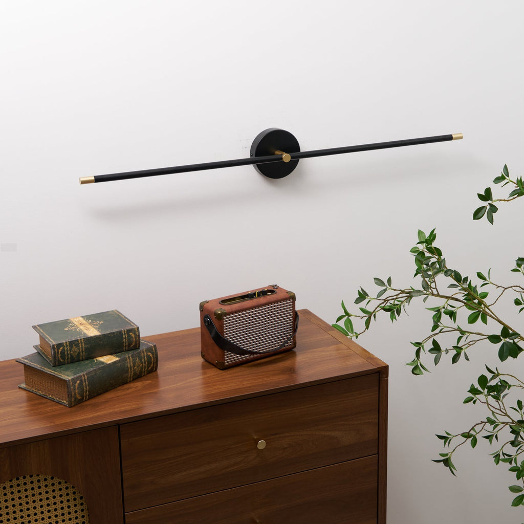 Minimalist Linear LED Plug-in Wall Lamp