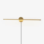Minimalist Linear LED Plug-in Wall Lamp