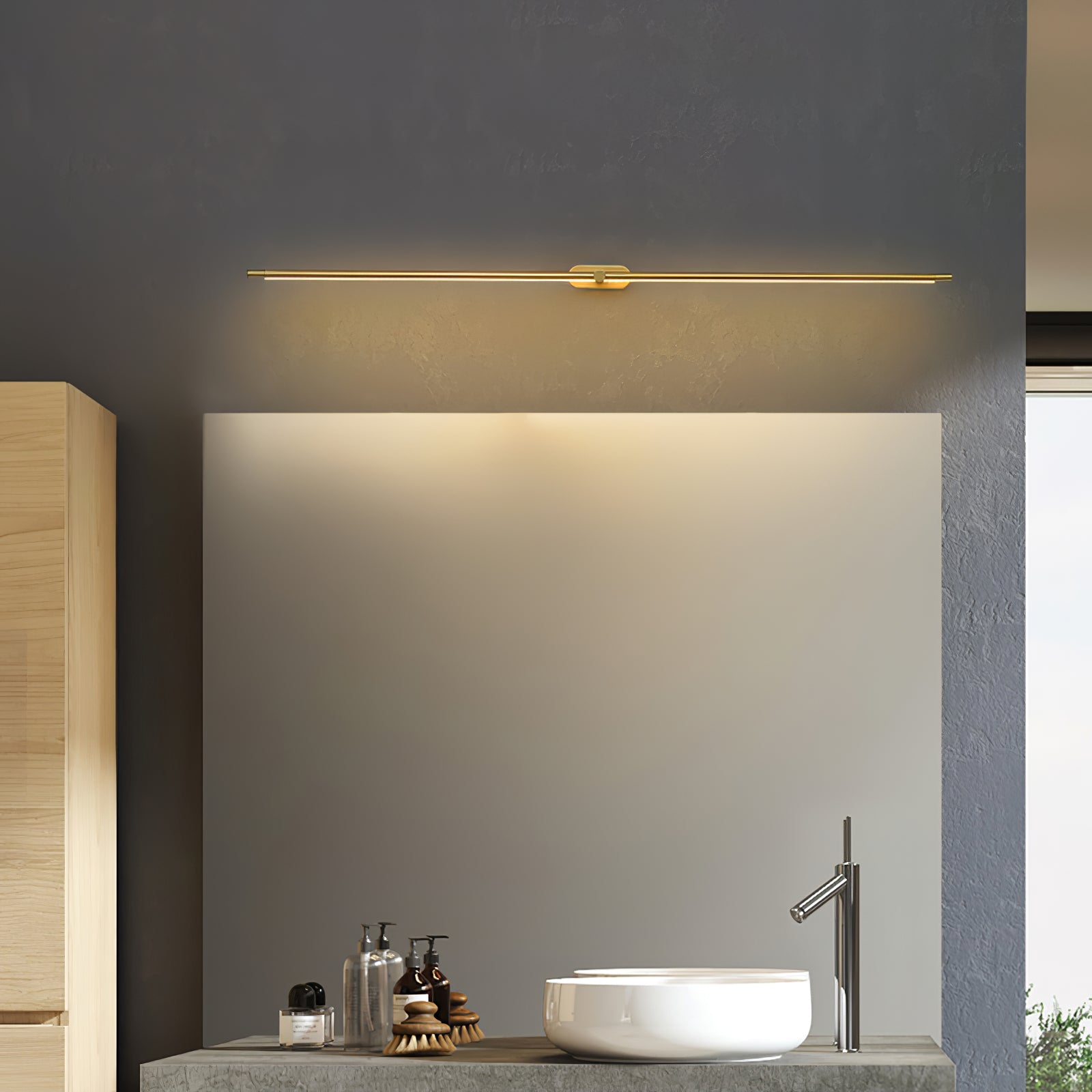 Minimalist Linear Rechargeable Wall Lamp