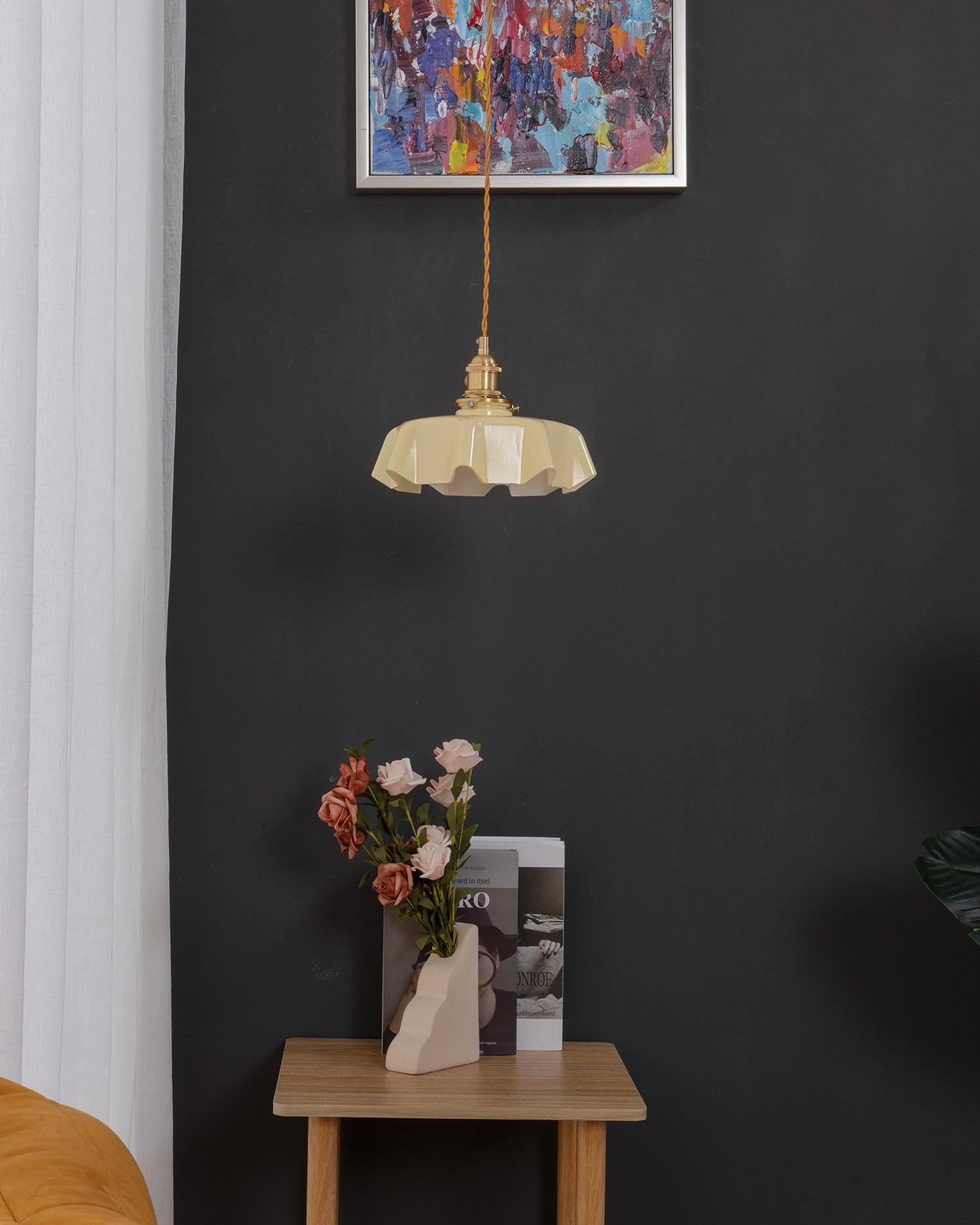 French Flower Droplight Pendant Light