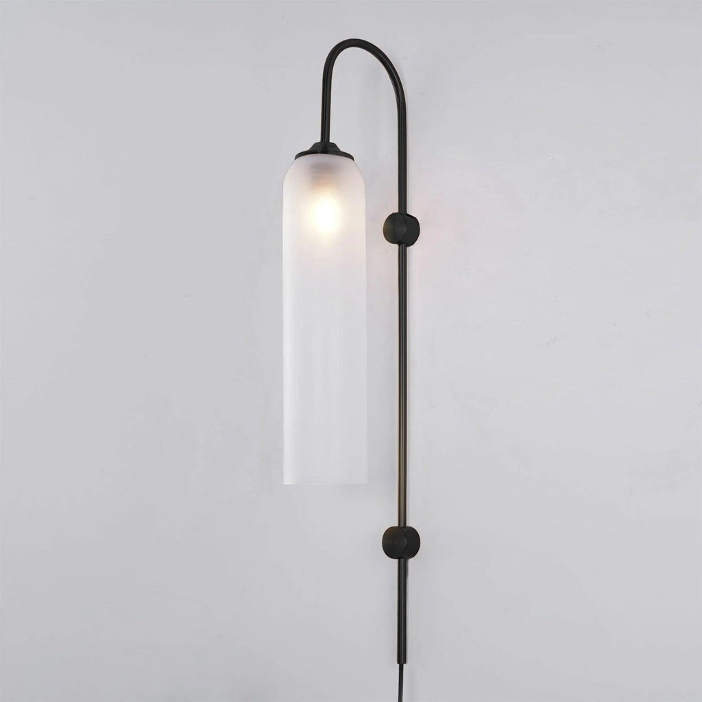 Modern Glass Plug-In Wall Lamp