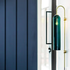 Modern Glass Plug-In Wall Lamp