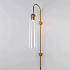 Modern Glass Plug-In Wall Lamp