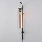 Modern Glass Plug-In Wall Lamp