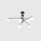 Modern Long Arm Candelabrum Chandelier