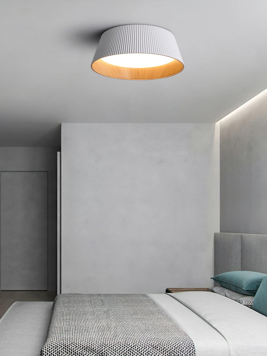 Modern Ribbed Overhead light Ceiling Light