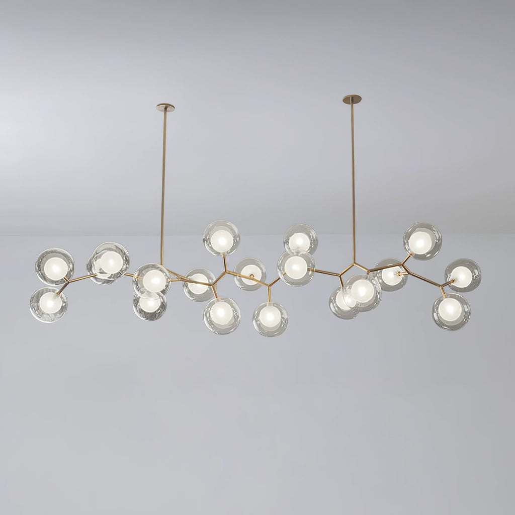 Molecular Glass Balls Pendant light Chandelier
