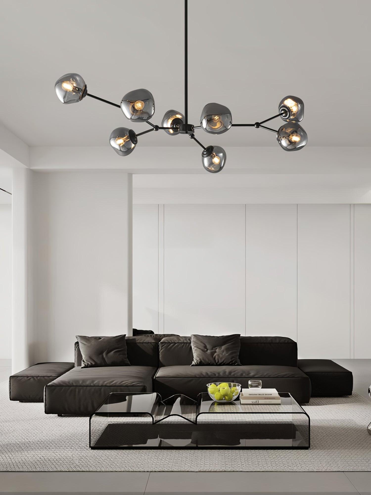 Molecular Glass Pendant light Chandelier