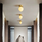 Moon Alabaster Overhead light Ceiling Light